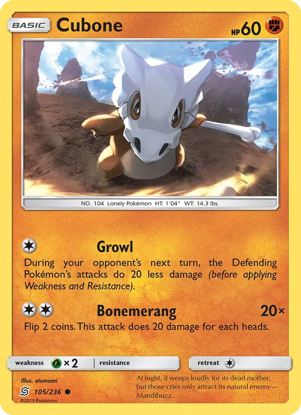 Cubone #105/236