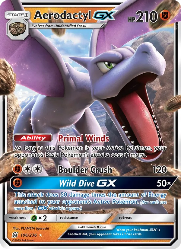 Aerodactyl GX #106/236