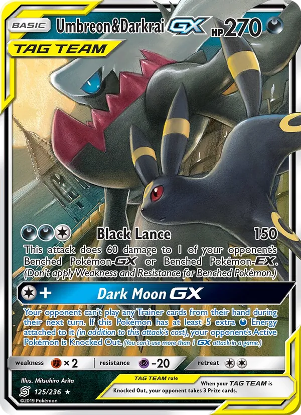 Umbreon & Darkrai GX #125/236