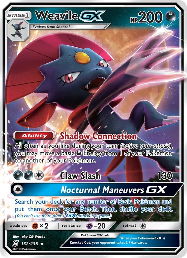 Weavile GX #132/236