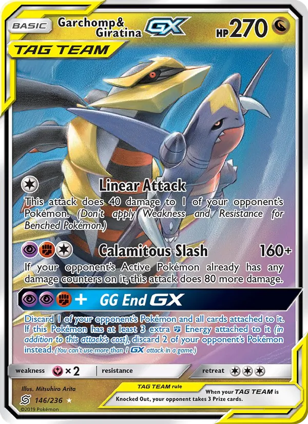 Garchomp & Giratina GX #146/236