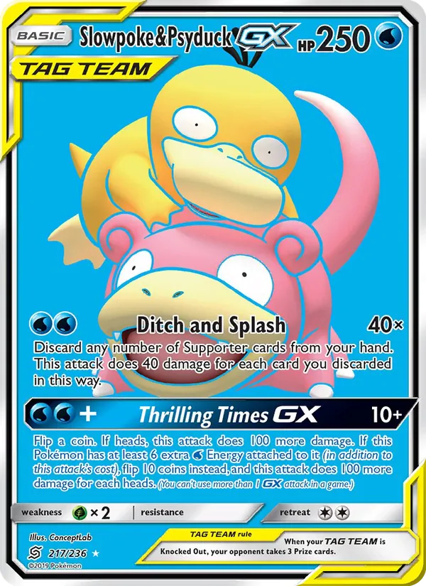 Slowpoke & Psyduck GX #217/236