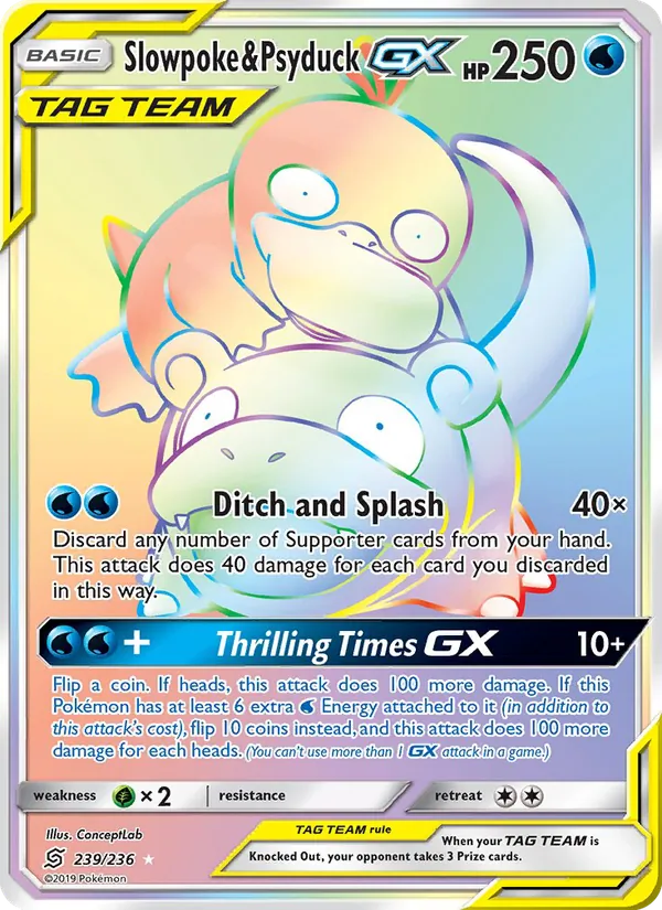 Slowpoke & Psyduck GX #239/236