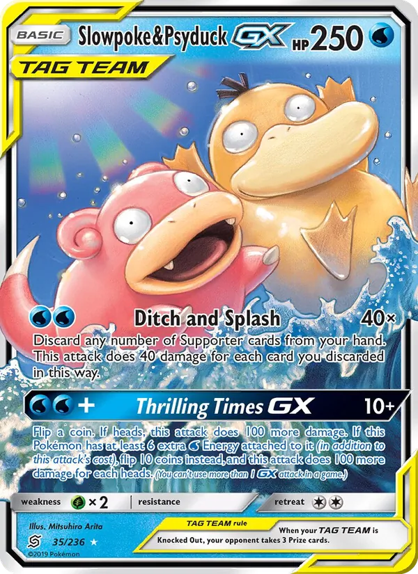 Slowpoke & Psyduck GX #35/236