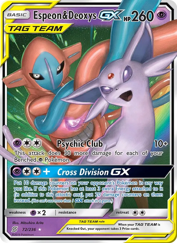 Espeon & Deoxys GX #72/236