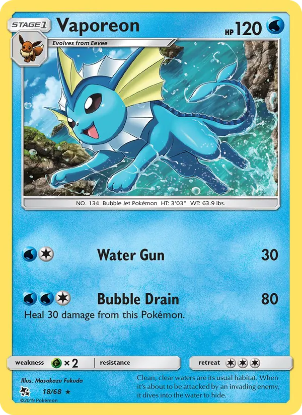 Vaporeon #18/68