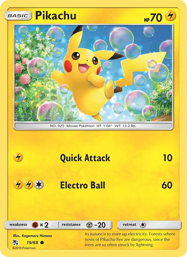 Pikachu #19/68