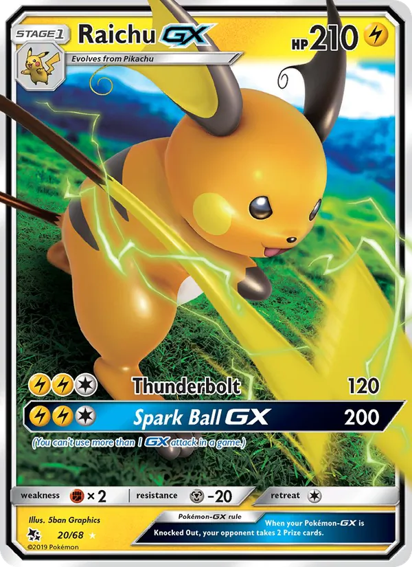 Raichu GX #20/68