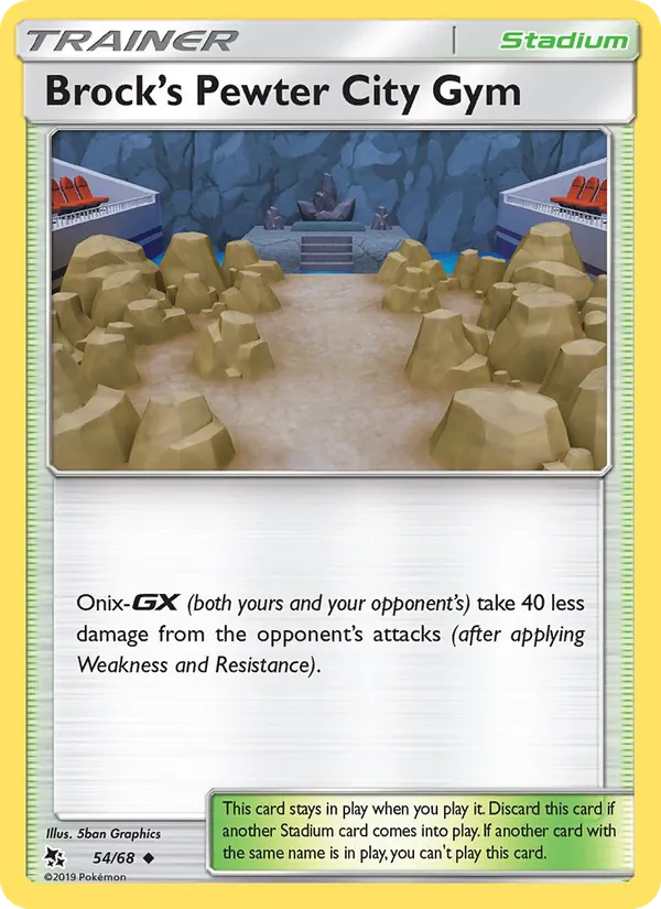 Brock’s Pewter City Gym #54/68