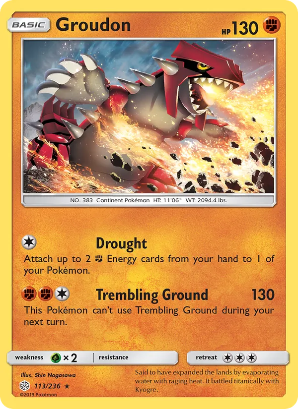 Groudon #113/236