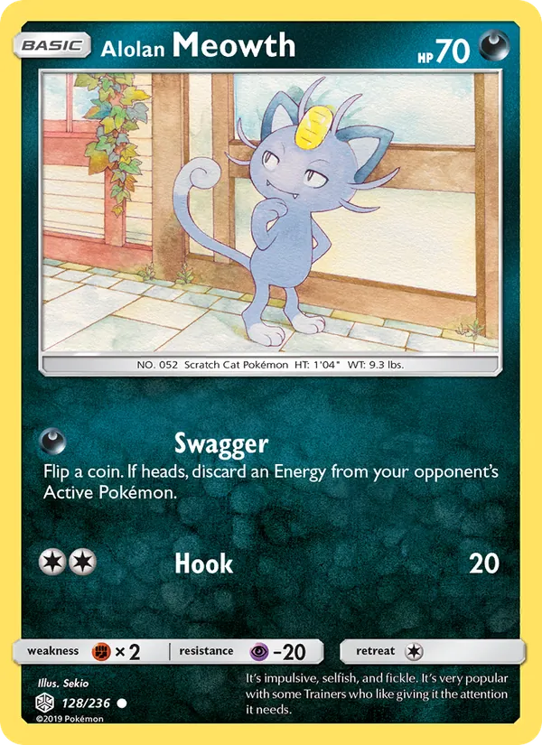 Alolan Meowth #128/236