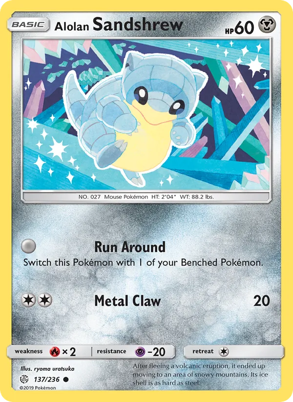 Alolan Sandshrew #137/236