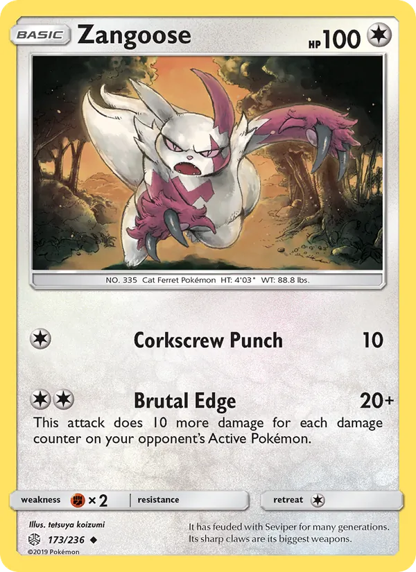 Zangoose #173/236