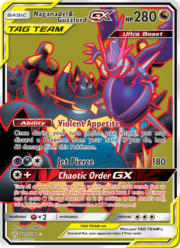 Naganadel & Guzzlord GX #223/236