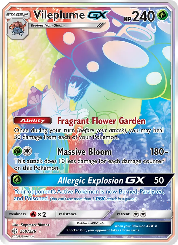Vileplume GX #250/236