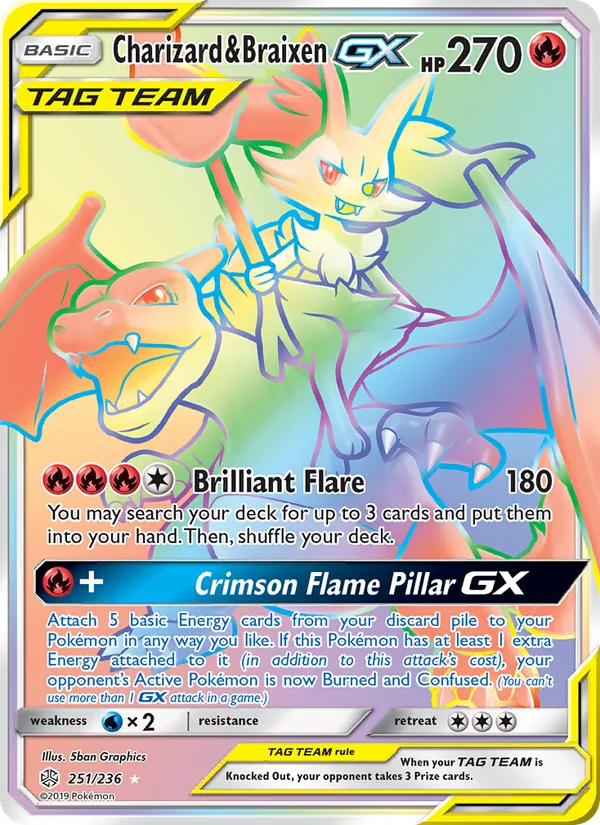 Charizard & Braixen GX #251/236