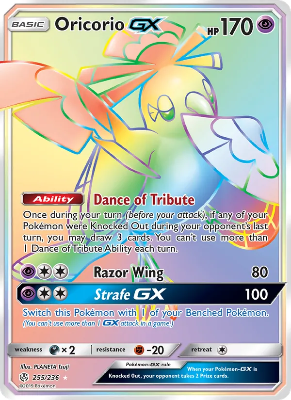 Oricorio GX #255/236