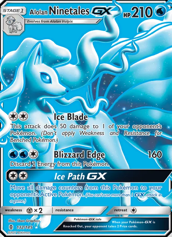 Alolan Ninetales GX #132/145
