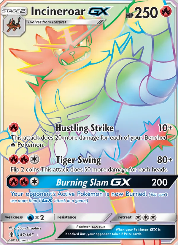 Incineroar GX #147/145