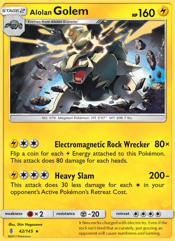 Alolan Golem #42/145