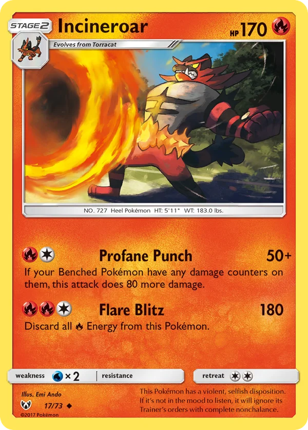 Incineroar #17/73