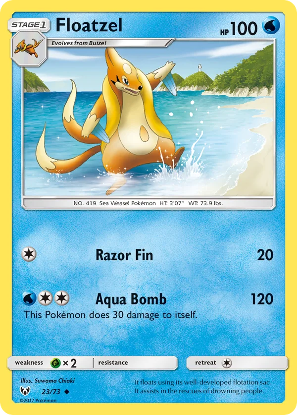 Floatzel #23/73