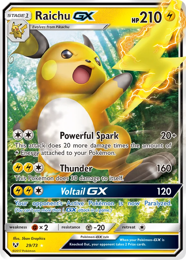 Raichu GX #29/73