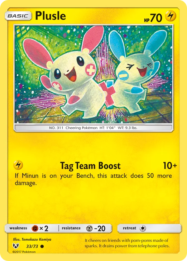 Plusle #33/73