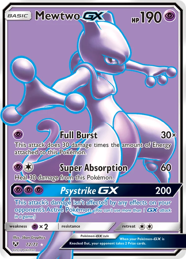 Mewtwo GX #72/73