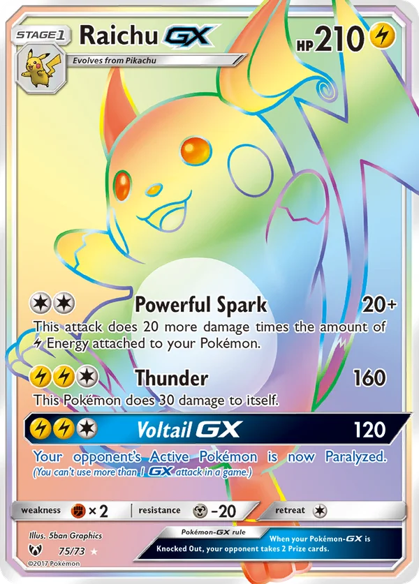 Raichu GX #75/73