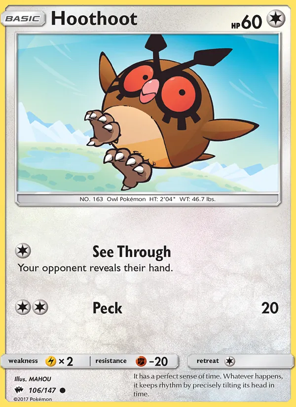 Hoothoot #106/147