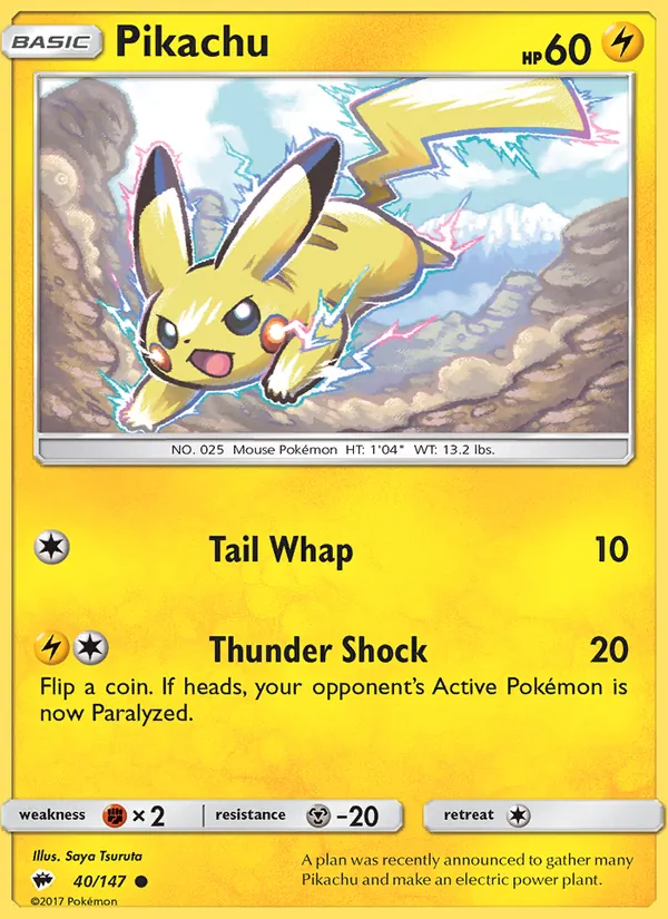 Pikachu #40/147