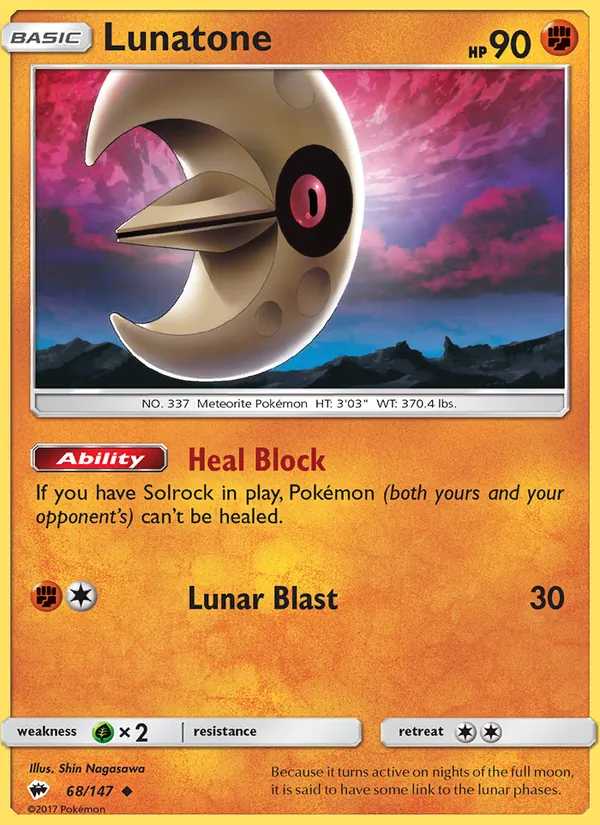 Lunatone #68/147