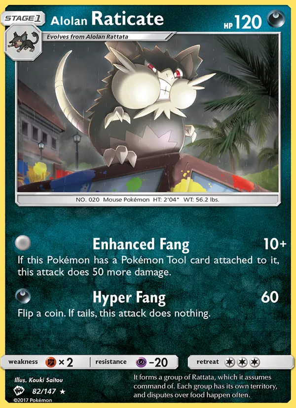 Alolan Raticate #82/147