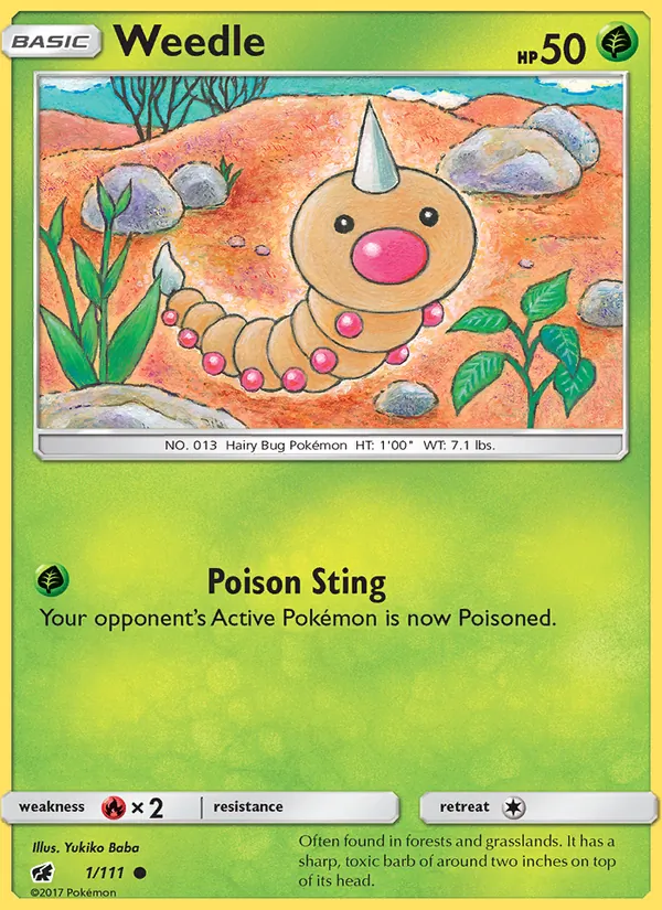 Weedle #1/111