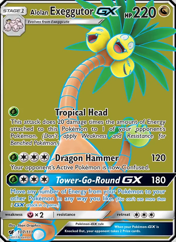 Alolan Exeggutor GX #107/111