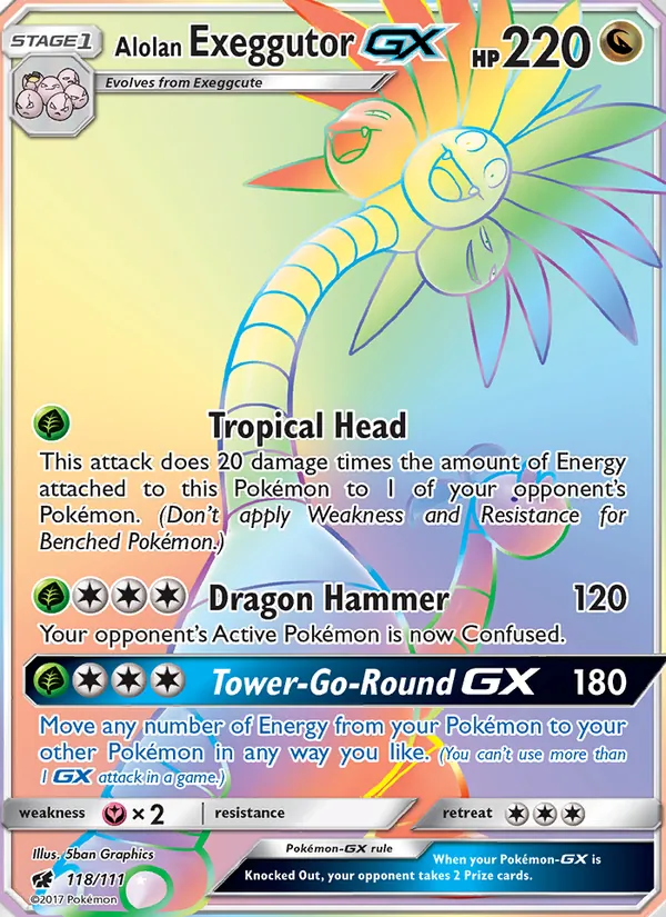 Alolan Exeggutor GX #118/111