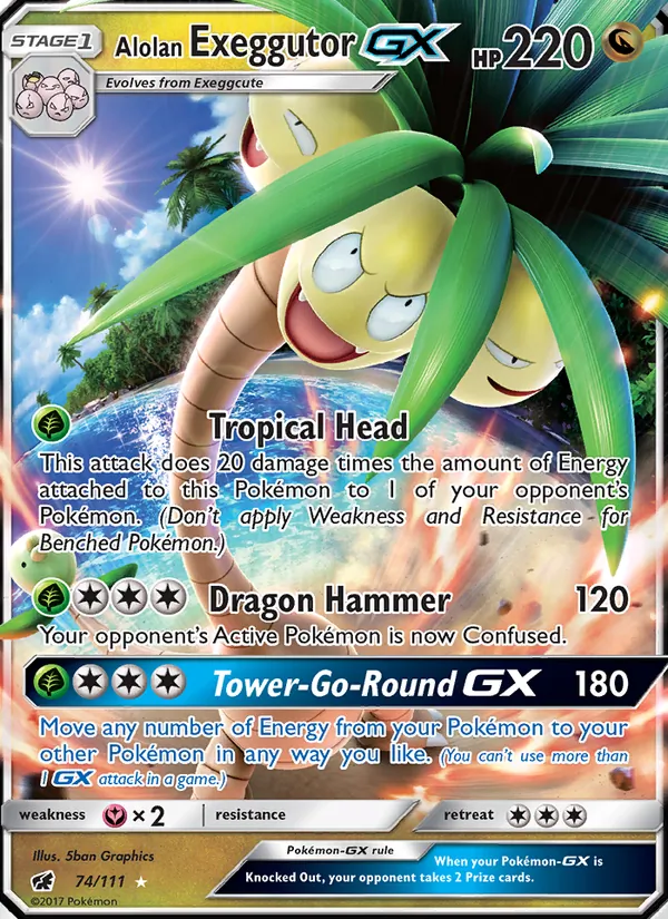 Alolan Exeggutor GX #74/111