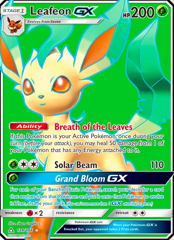 Leafeon GX #139/156