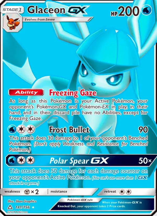 Glaceon GX #141/156