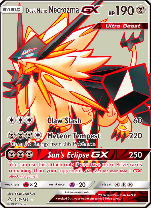 Dusk Mane Necrozma GX #145/156