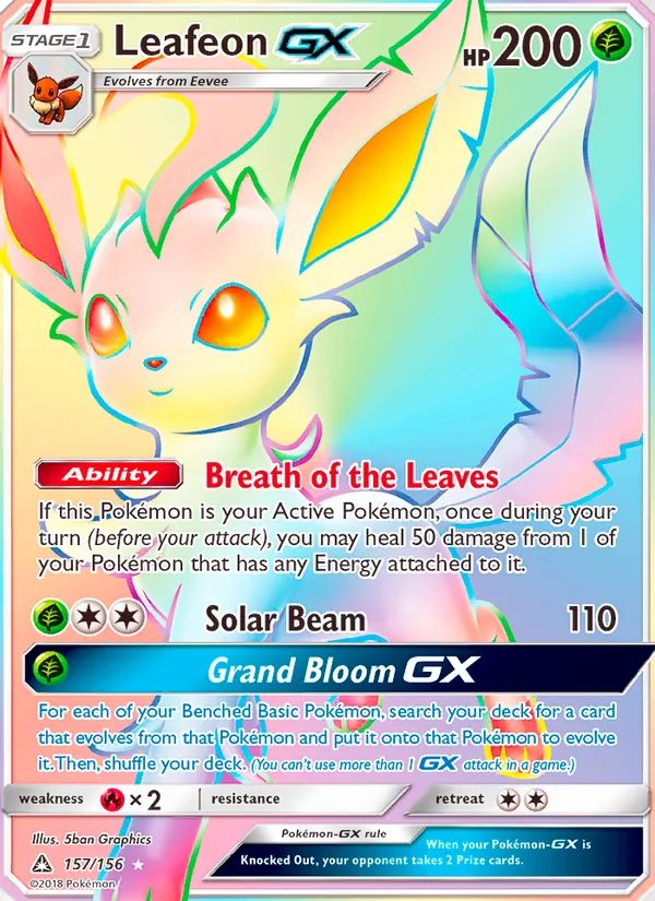 Leafeon GX #157/156