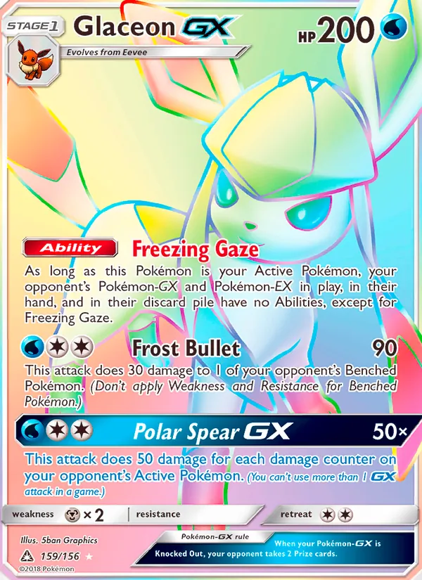 Glaceon GX #159/156