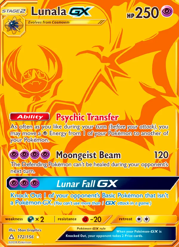 Lunala GX #172/156