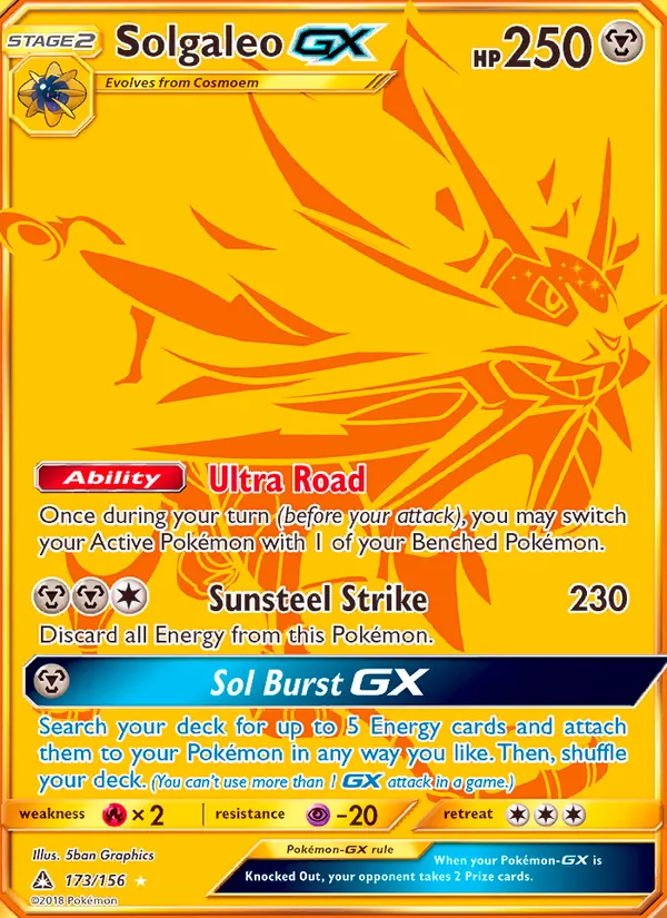 Solgaleo GX #173/156