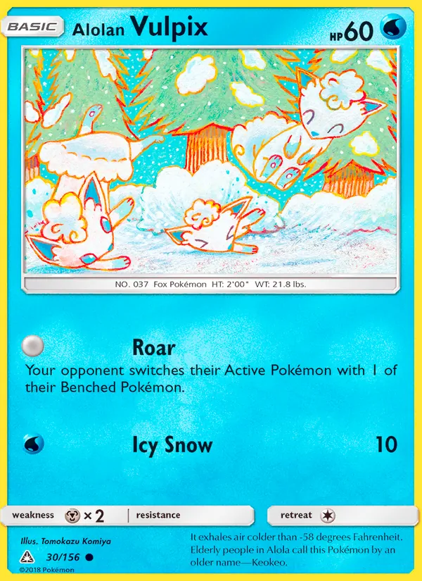 Alolan Vulpix #30/156