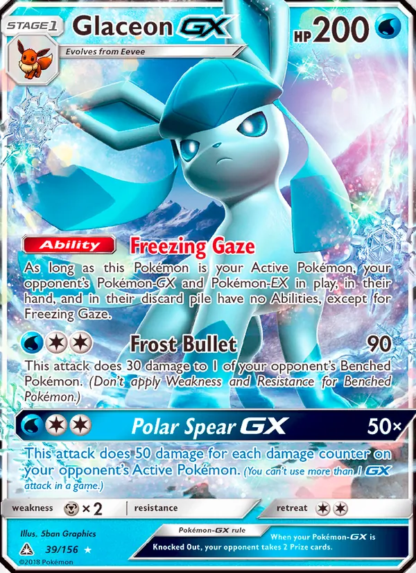 Glaceon GX #39/156