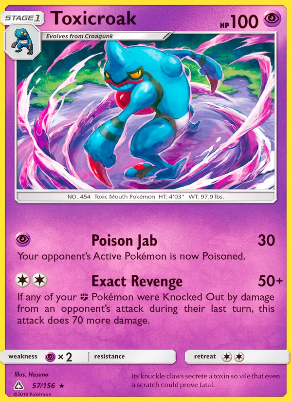 Toxicroak #57/156