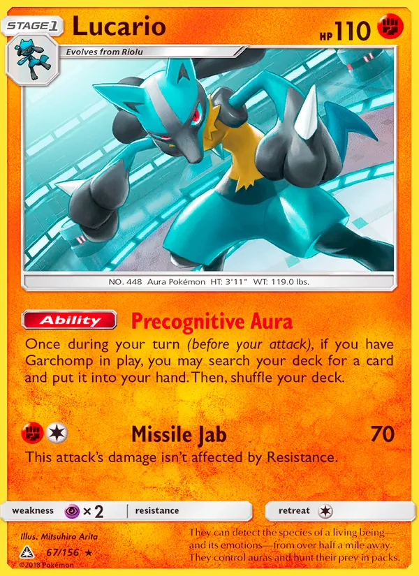 Lucario #67/156