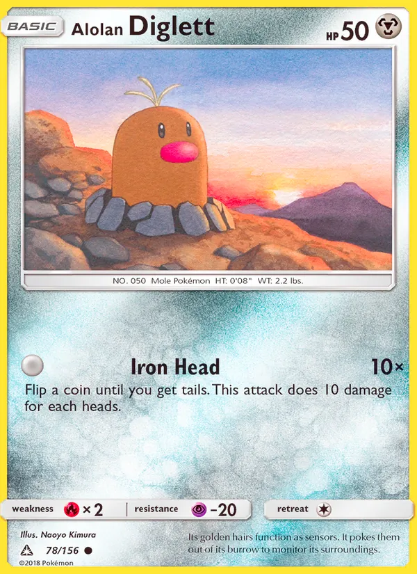 Alolan Diglett #78/156